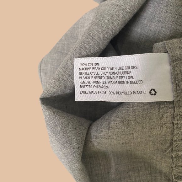 Mossimo - Grey - Short Sleeve Button Up - Picture 6 of 9